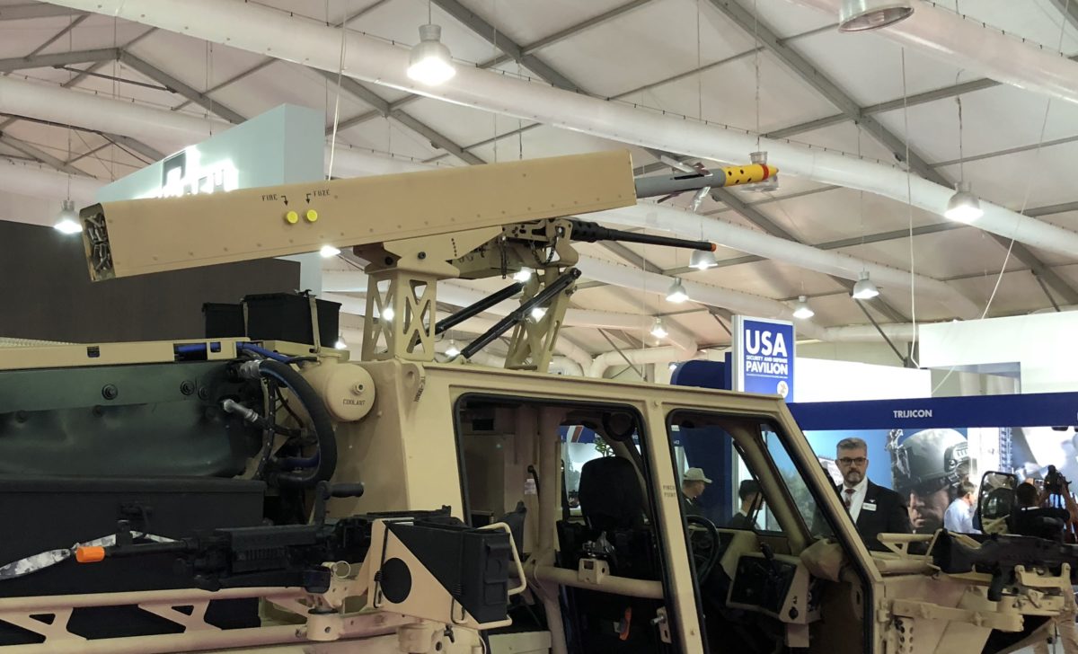 Arnold-Defense-FLETCHER-vehicle-mounted-laser-guided-rocket-launcher